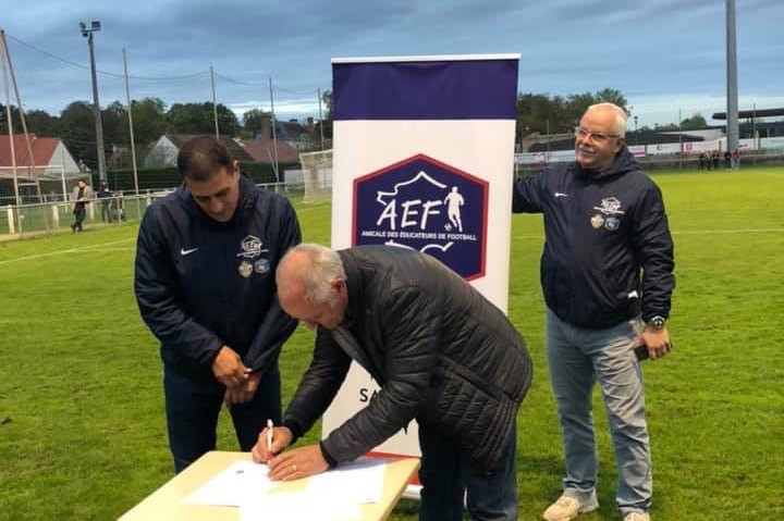 L'AEF renouvelle sa convention avec ST PRYVE ST HILAIRE FC ! - Vignette