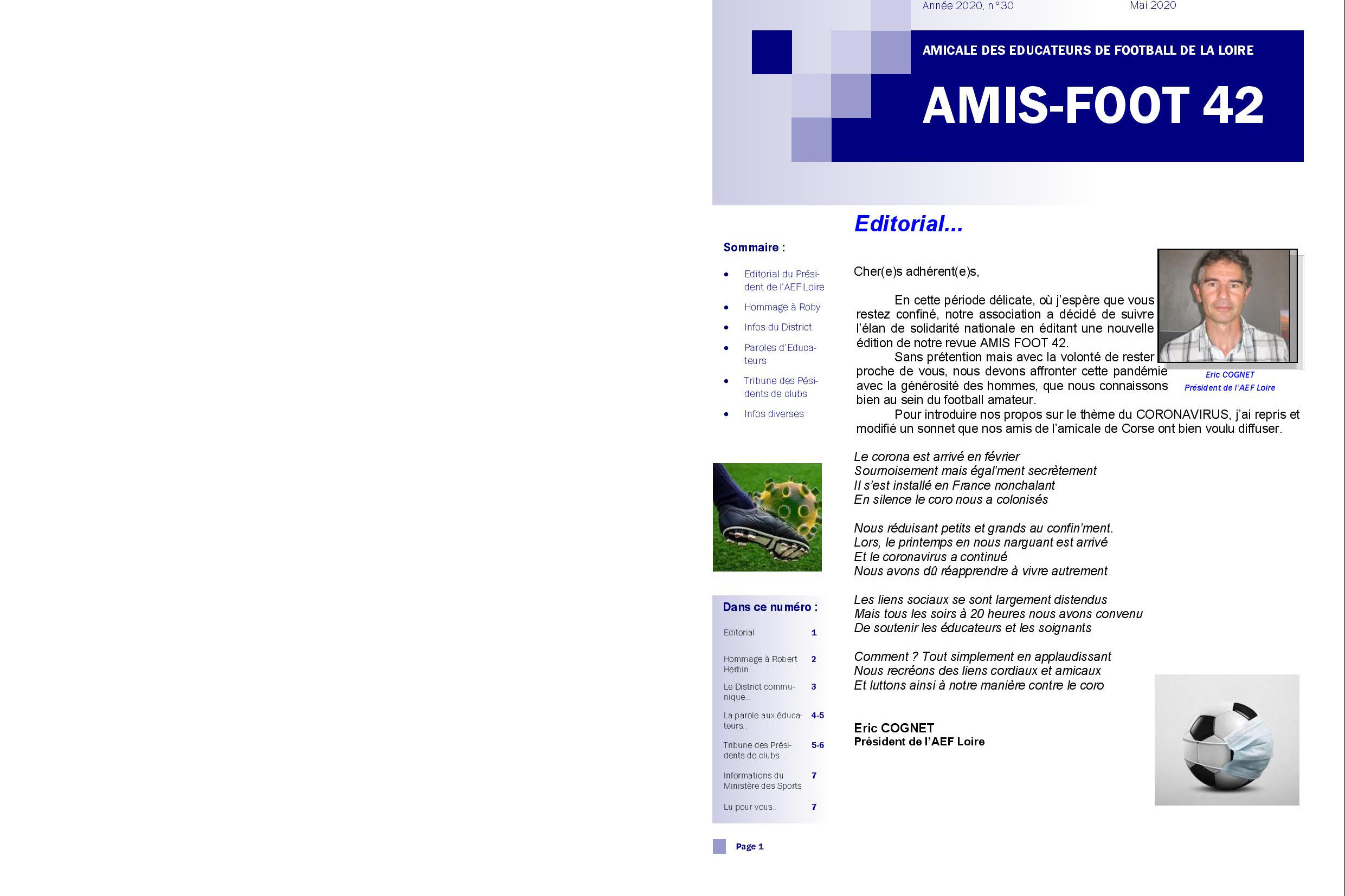 Journal Amis Foot 42 n°30 - Vignette