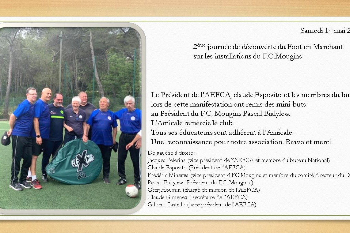 Foot en Marchant FC Mougins - Vignette