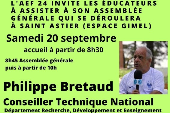 Assemblée Générale AEF24 avec la participation de Philippe BRETAUD (DTN) - Vignette