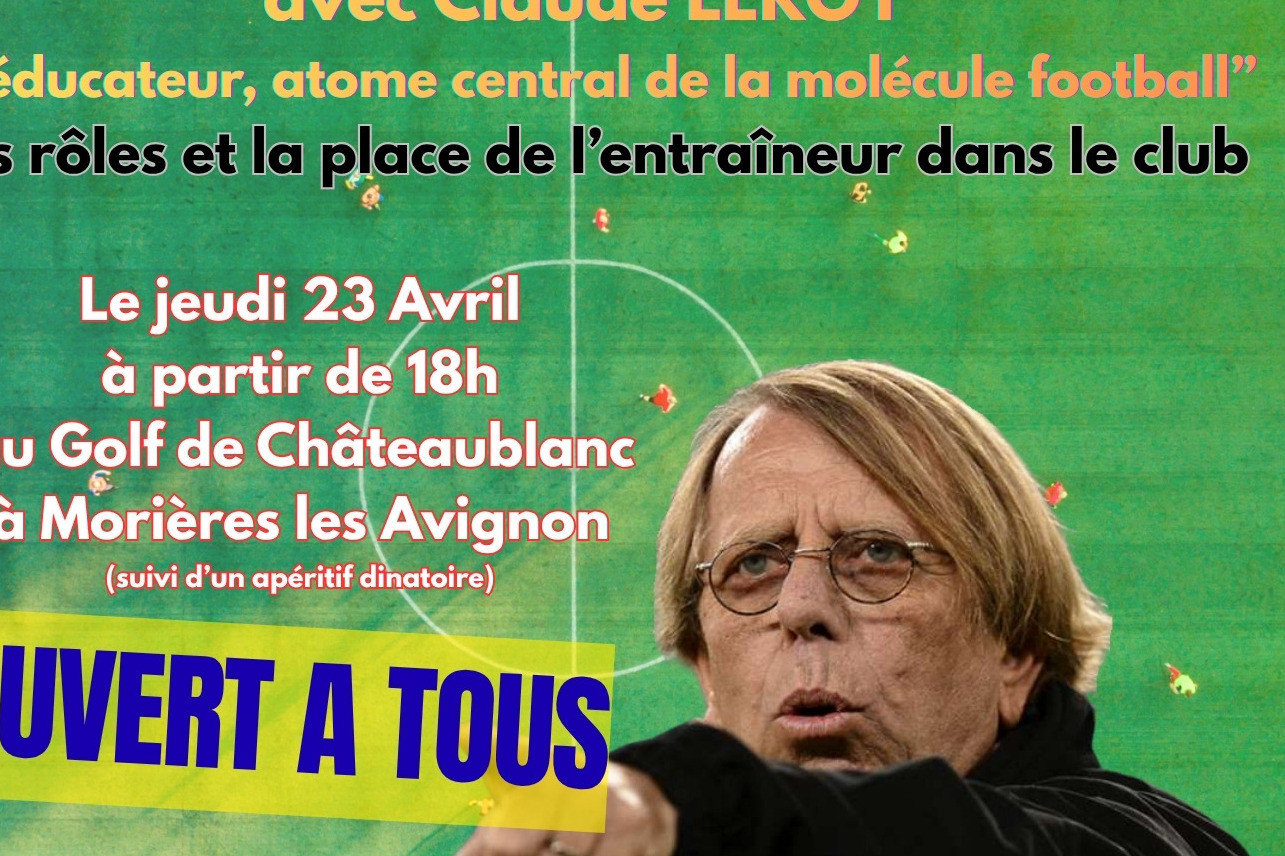 Rencontre avec Claude LEROY le 23 avril prochain - Vignette