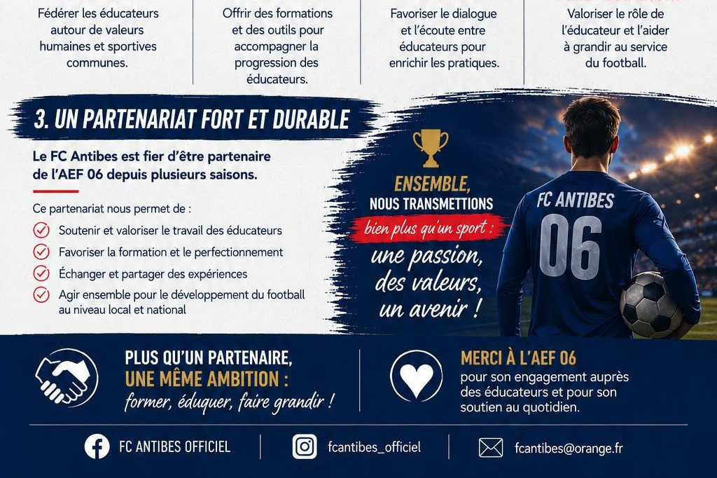 UN GRAND MERCI AU FC ANTIBES - Vignette
